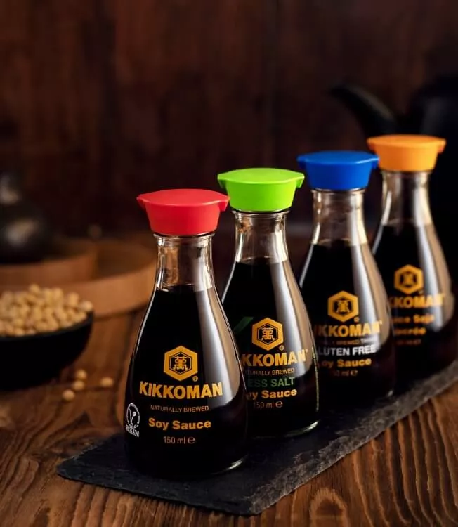 Sauces soja Kikkoman variées