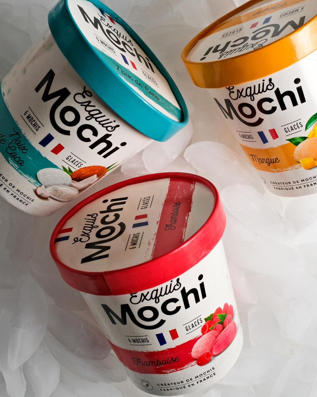 Glaces Mochi en plusieurs saveurs